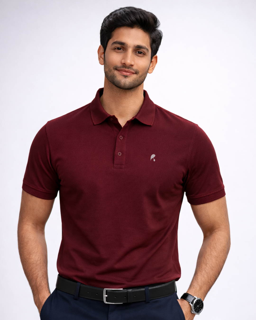 Burgundy Wine Premium Soft Touch T-Shirt – Soft, Breathable & Everyday Fit