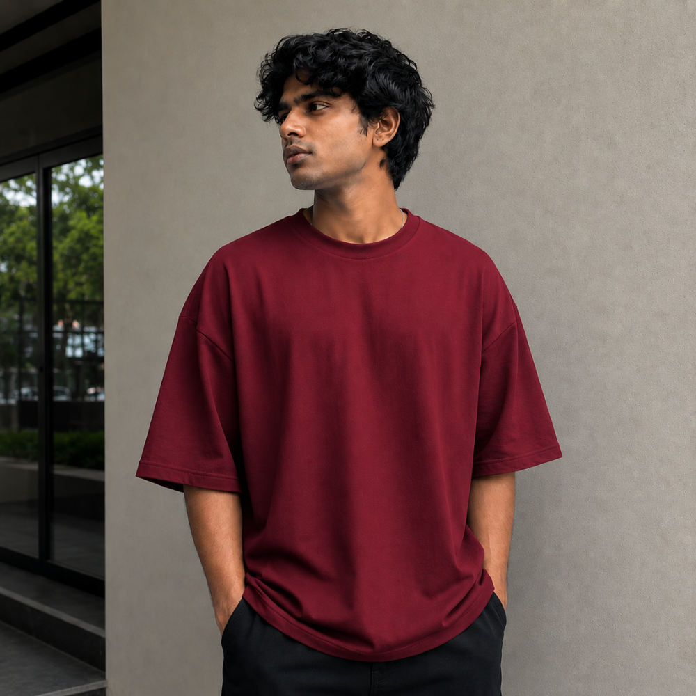 Inkrobe's Superior Solid Oversize T-shirt
