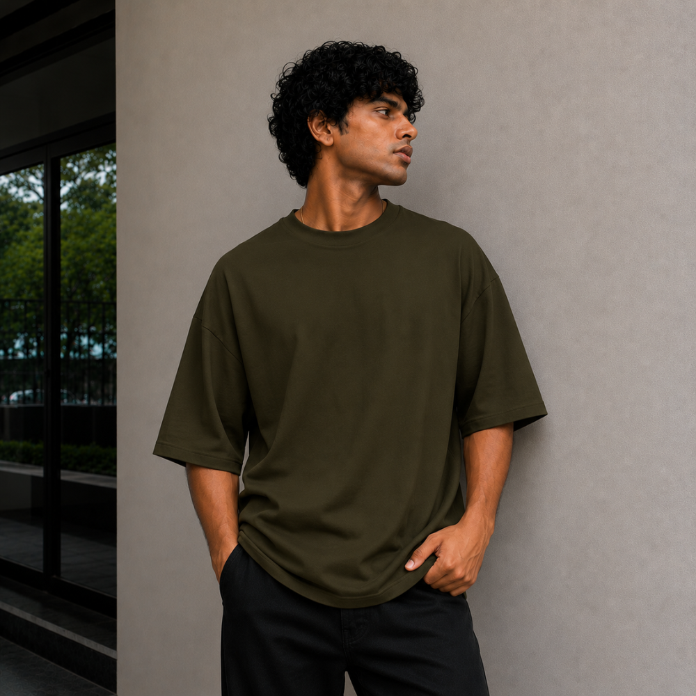 Inkrobe's Superior Solid Oversize T-shirt