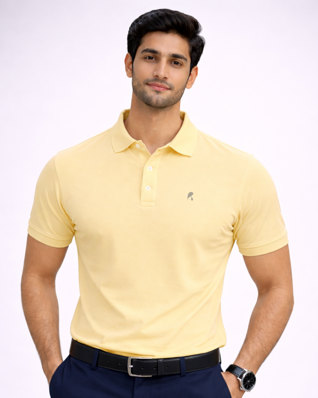 Lemon Cream Yellow Premium Soft Touch T-Shirt – Soft, Breathable & Everyday Fit