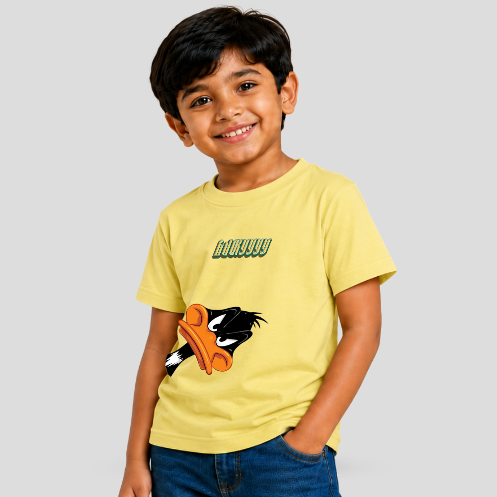 Kids Premium Angry Ducky T-Shirt – Soft Cotton Tee - Donald Duck Editions