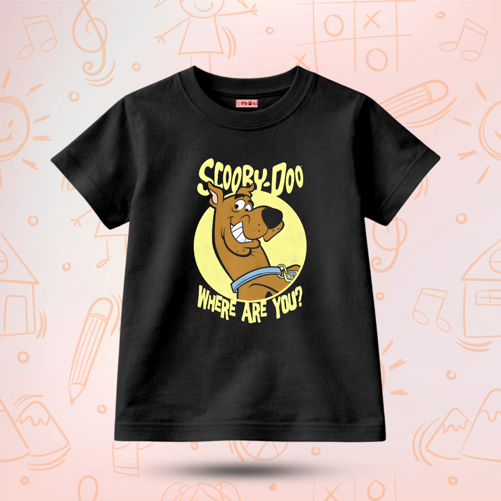 Kids Premium Scooby Doo, Where are you T-Shirt – Soft Cotton Tee - Scooby Doo Editions