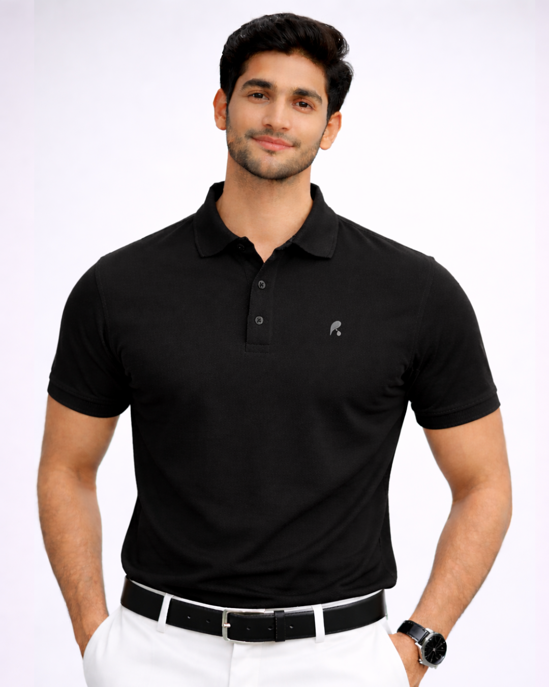 Jet Black Premium Soft Touch T-Shirt – Soft, Breathable & Everyday Fit