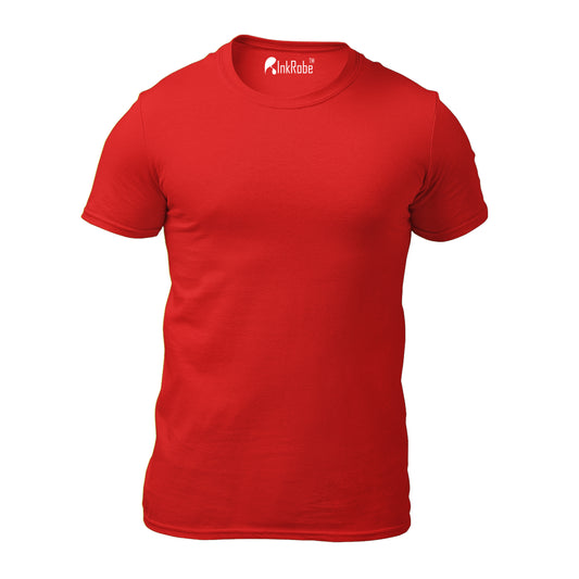 Classy Red Plain Tshirt