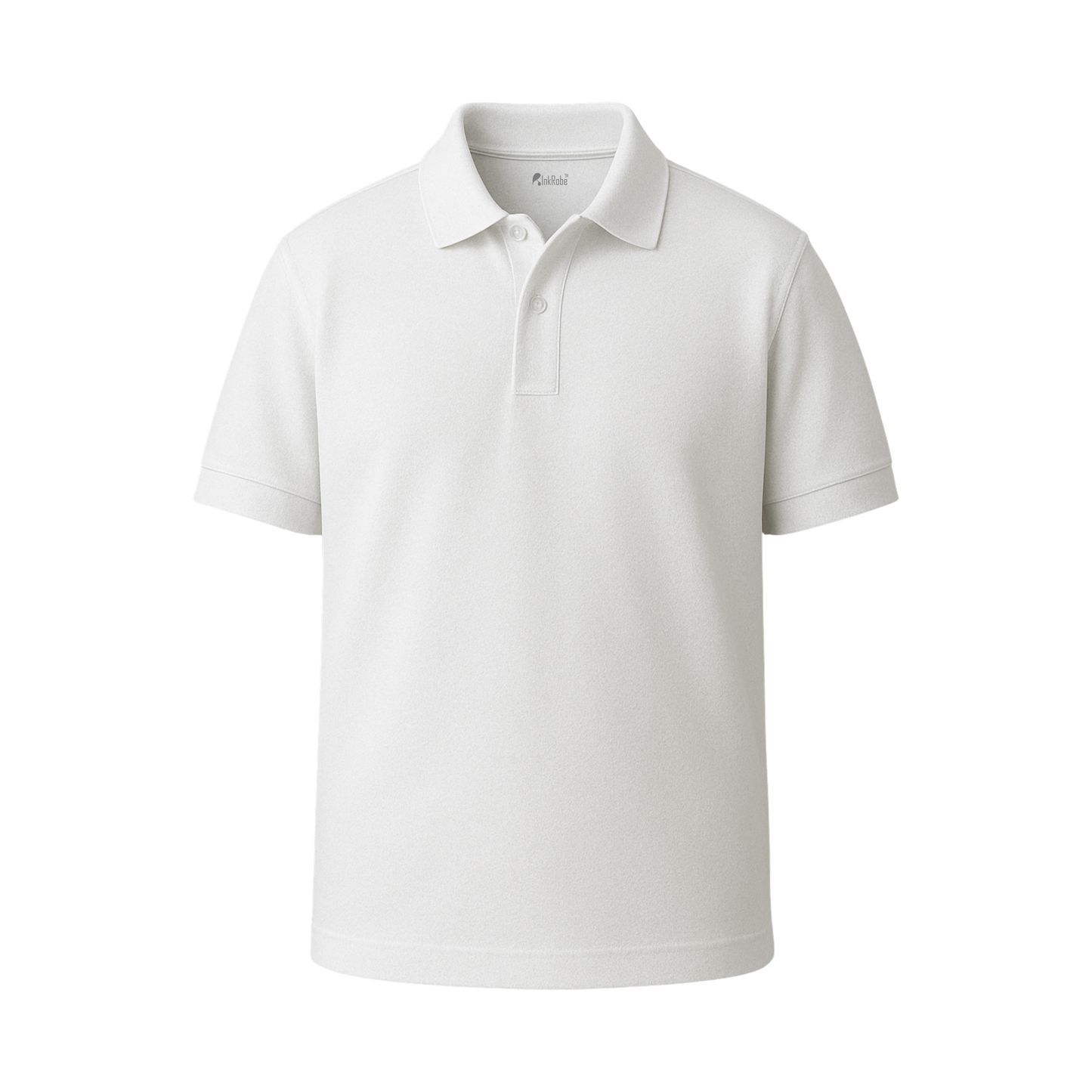 INKROBE Polo T-Shirt White – Premium Cotton
