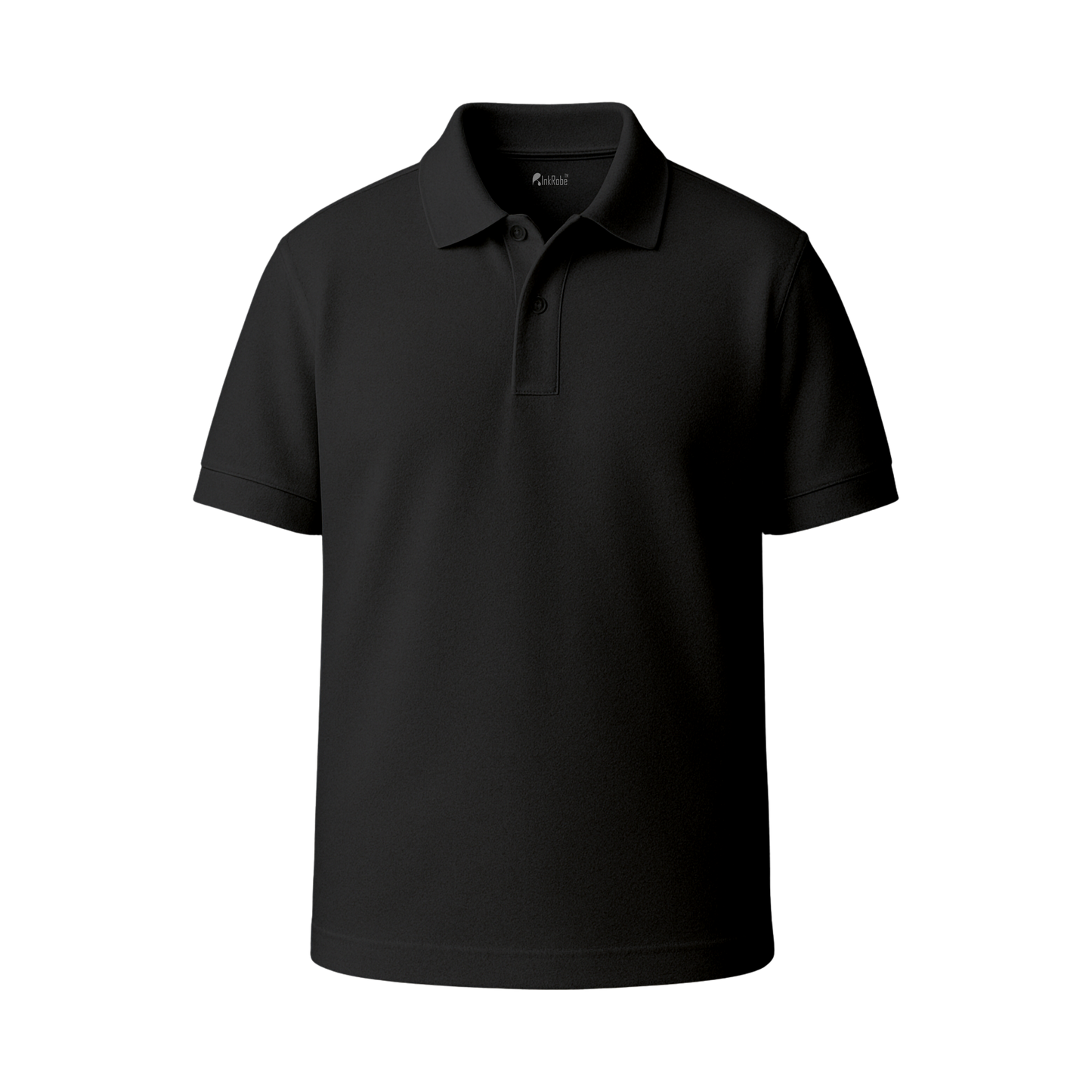 INKROBE Polo T-Shirt Black – Premium Cotton