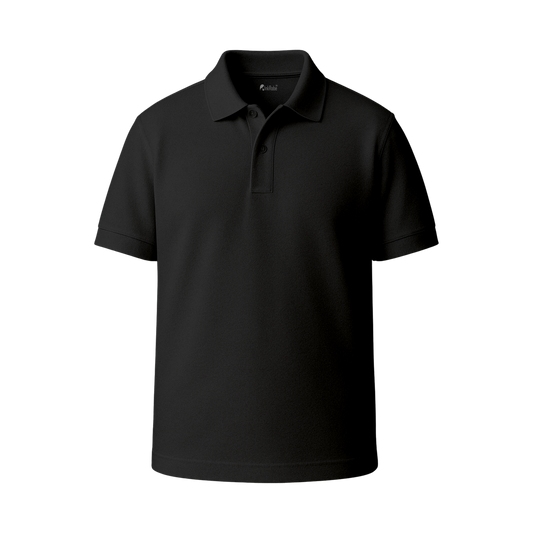 INKROBE Polo T-Shirt Black – Premium Cotton