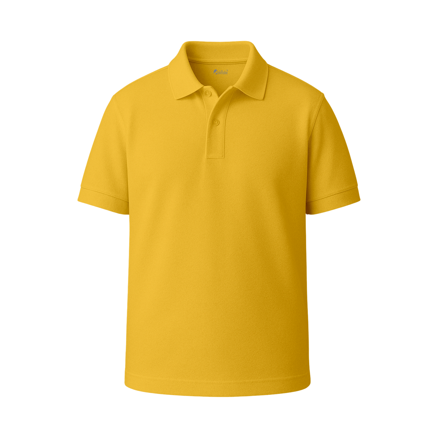 INKROBE Polo T-Shirt Golden Yellow– Premium Cotton