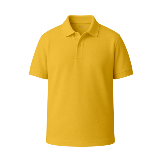 INKROBE Polo T-Shirt Golden Yellow– Premium Cotton