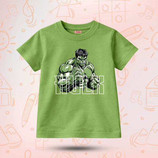 Kids Premium Hulk Graphic T-Shirt – Soft Cotton Tee - Avengers Edition