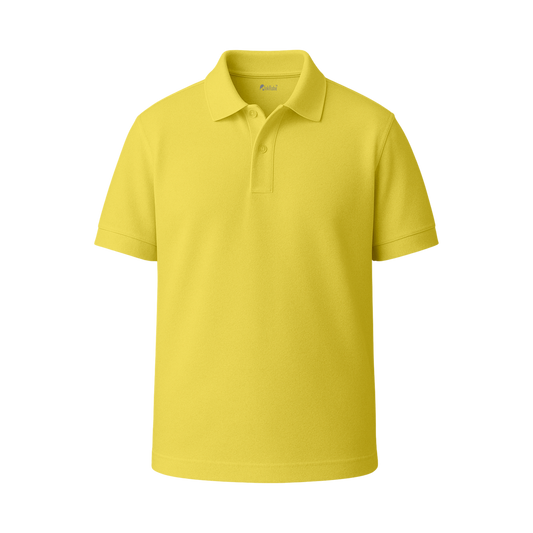 INKROBE Polo T-Shirt Lemon Yellow– Premium Cotton