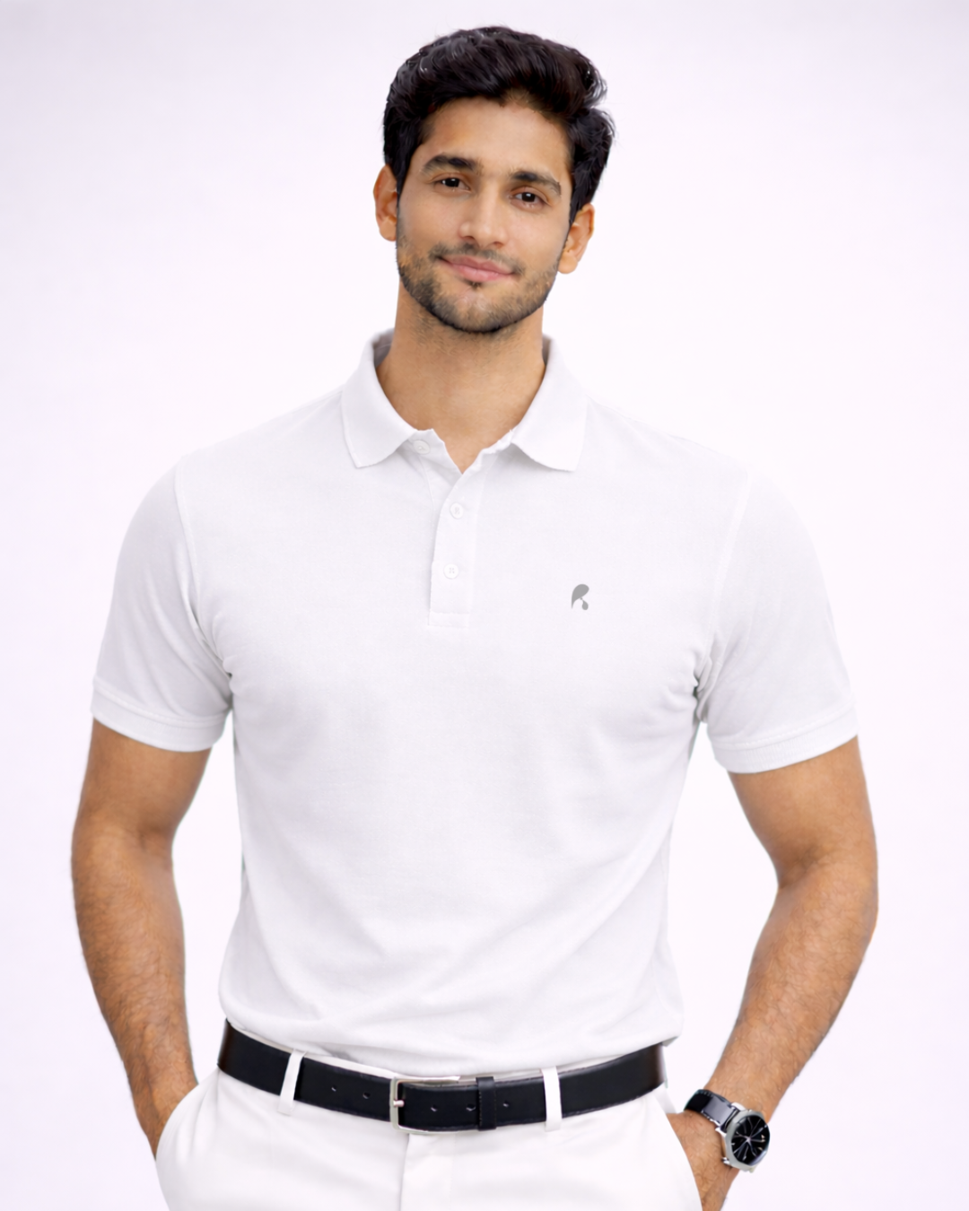 Misty White Premium Soft Touch T-Shirt – Soft, Breathable & Everyday Fit