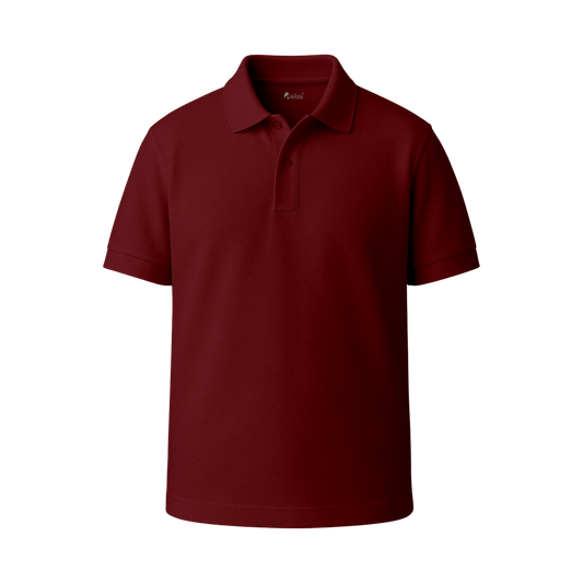 INKROBE Polo T-Shirt Maroon– Premium Cotton
