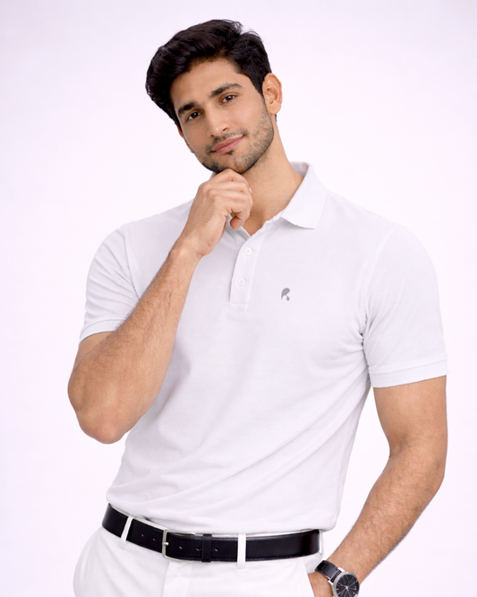 Misty White Premium Soft Touch T-Shirt – Soft, Breathable & Everyday Fit