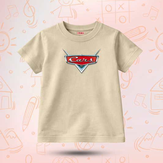Kids Premium Cars Logo T-Shirt – Soft Cotton Tee - Cars