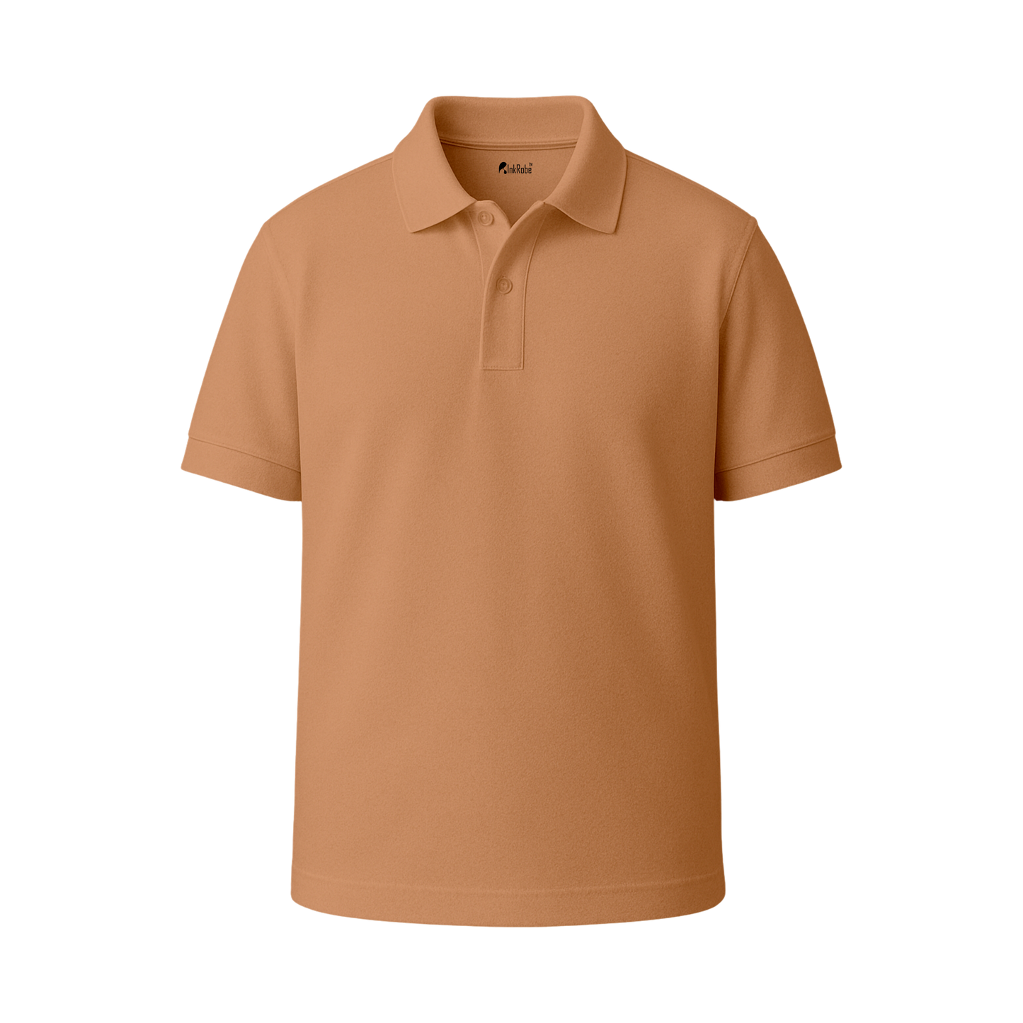 INKROBE Polo T-Shirt Dark Beige – Premium Cotton
