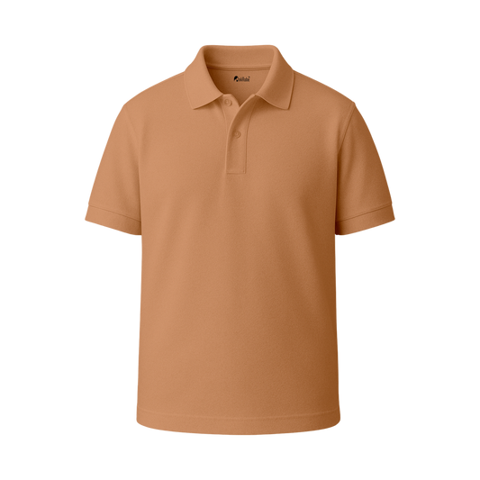 INKROBE Polo T-Shirt Dark Beige – Premium Cotton
