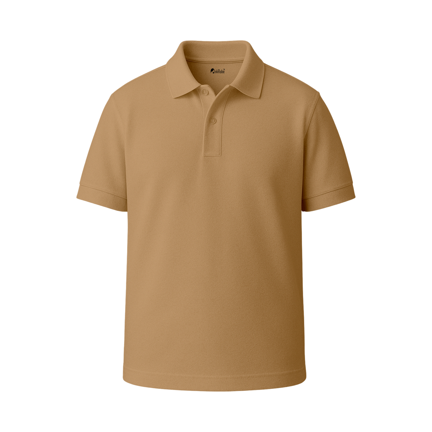INKROBE Polo T-Shirt  Beige – Premium Cotton