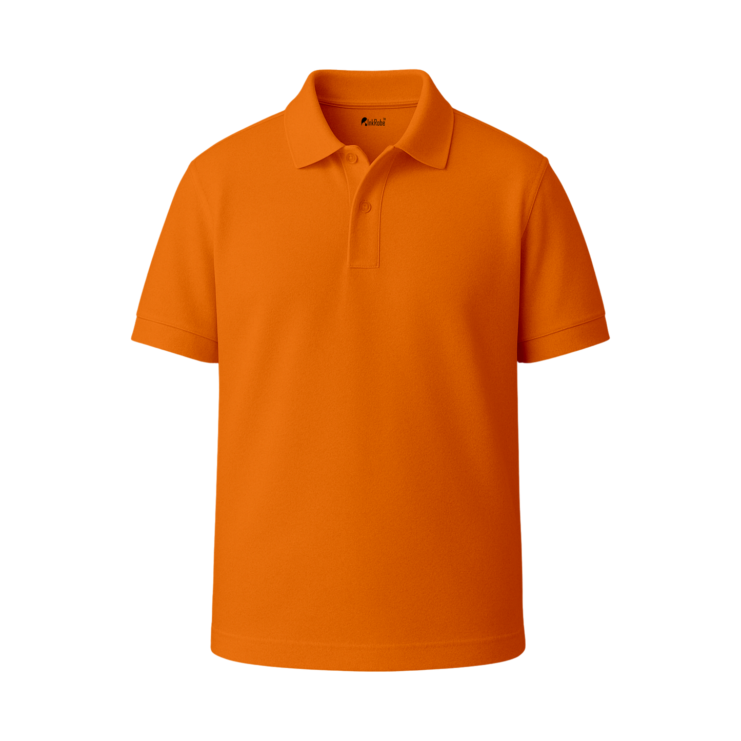 INKROBE Polo T-Shirt Orange – Premium Cotton