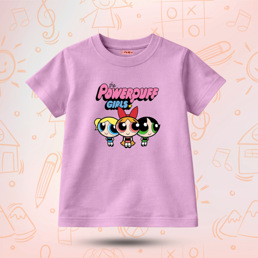 Kids Premium Powerpuff Girls Graphic T-Shirt – Soft Cotton Tee - Powerpuff Girls Edition