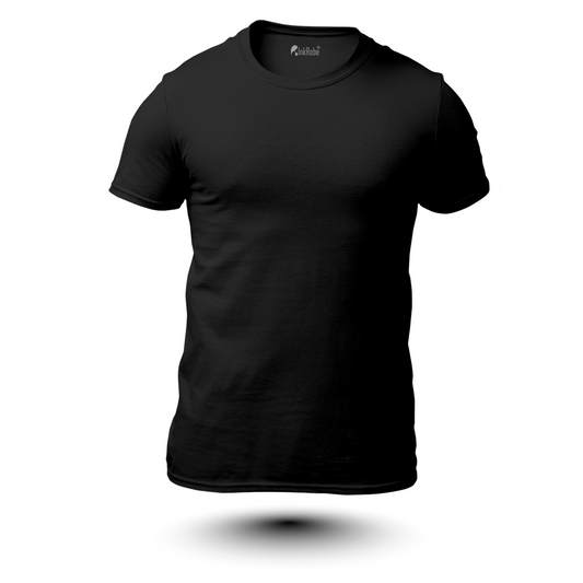 INKROBE’s Classic Black Round Neck Cotton T-Shirts