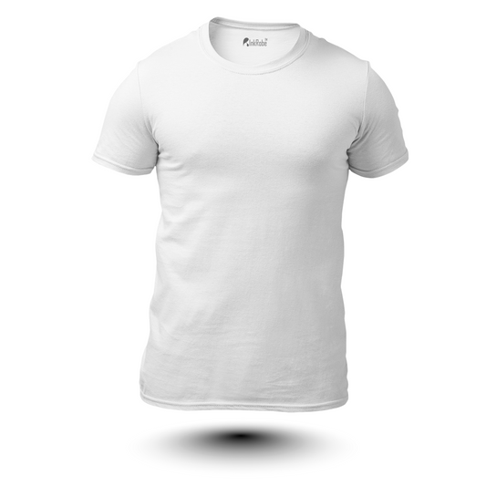 INKROBE’s Classic White Round Neck Cotton T-Shirts