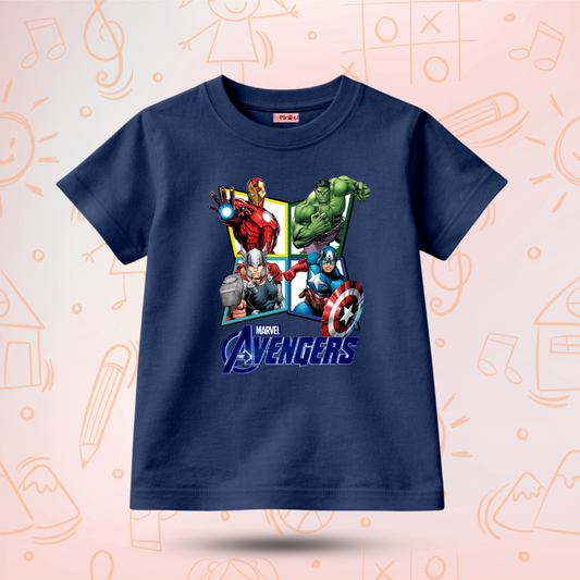 Kids Premium Avenger Graphic T-Shirt – Soft Cotton Tee - Marvel Edition