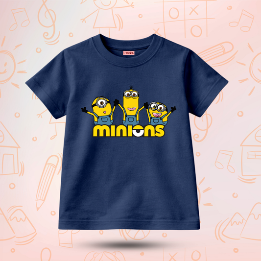 Kids Premium Minions with Friends T-Shirt – Soft Cotton Tee - Minions Editions