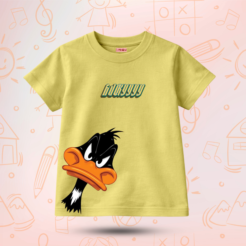 Kids Premium Angry Ducky T-Shirt – Soft Cotton Tee - Donald Duck Editions