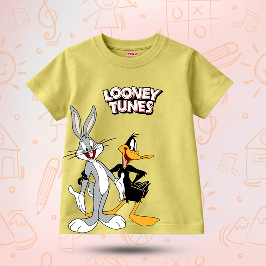 Kids Premium Angry Bugs Baus T-Shirt – Soft Cotton Tee - Looney Tunes Editions
