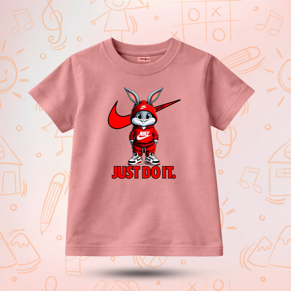 Kids Premium Just Do It T-Shirt – Soft Cotton Tee - Looney Tunes Editions