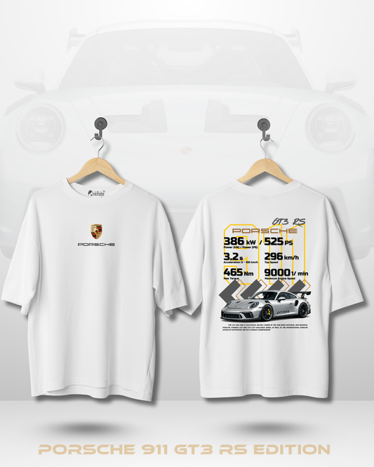 PORSCHE 911 GT3 RS EDITION OVERSIZED TSHIRT