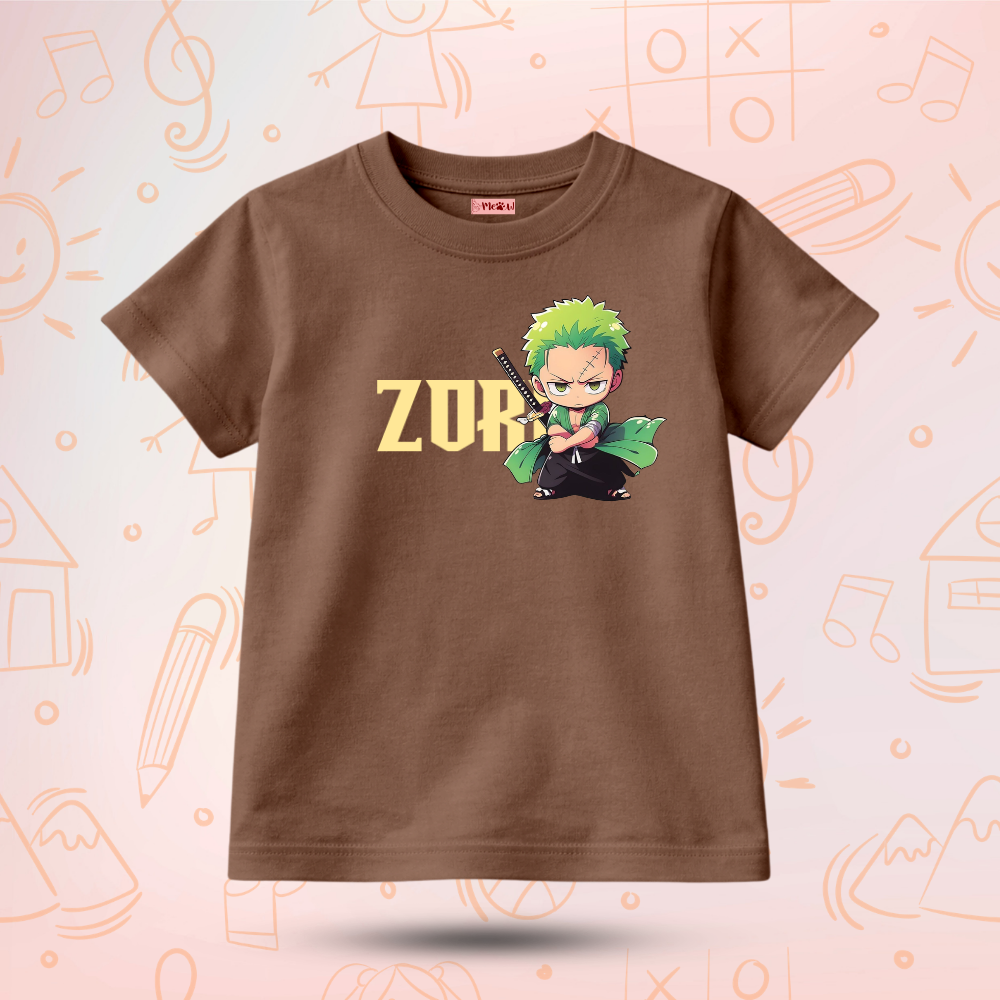 Kids Premium Baby Zoro T-Shirt – Soft Cotton Tee - Anime Editions