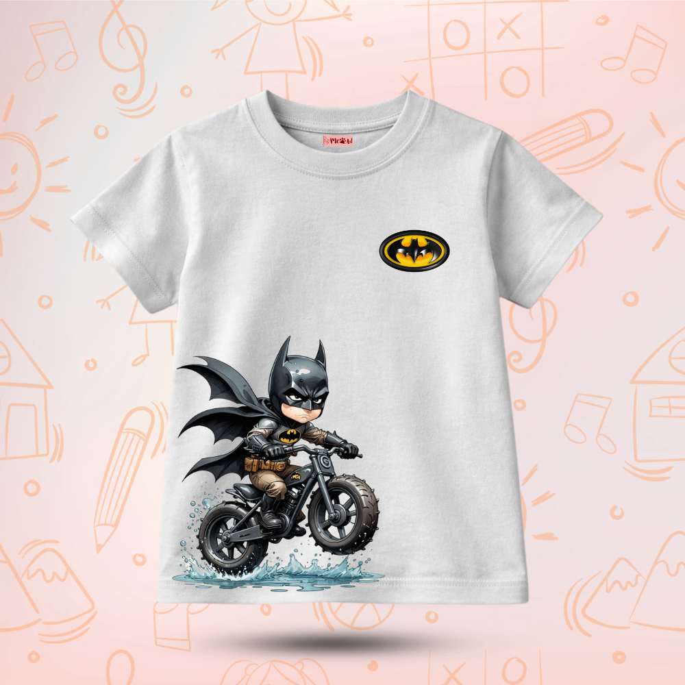 Kids Premium Baby Batman Graphic T-Shirt – Soft Cotton Tee - Marvel Edition