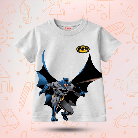 Kids Premium Batman Graphic T-Shirt – Soft Cotton Tee - Marvel Edition