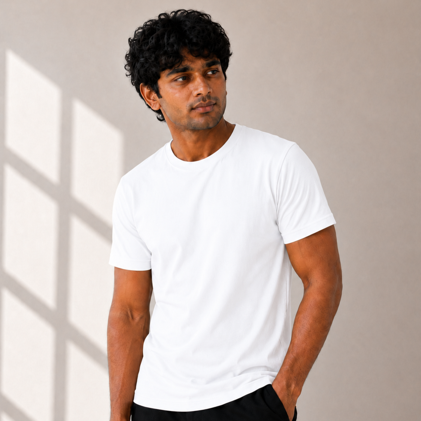 Elite Unisex Cotton Regular Fit Round Neck T-Shirts