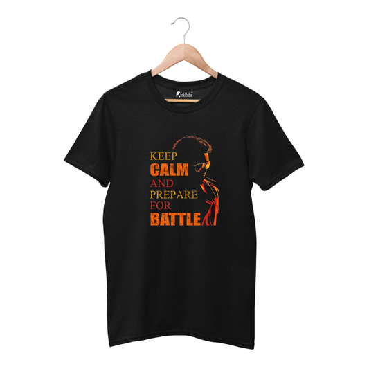 Keep Calm and Prepare for Battle - Leo T-Shirt