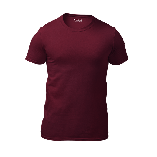 Classy Maroon Plain Tshirt