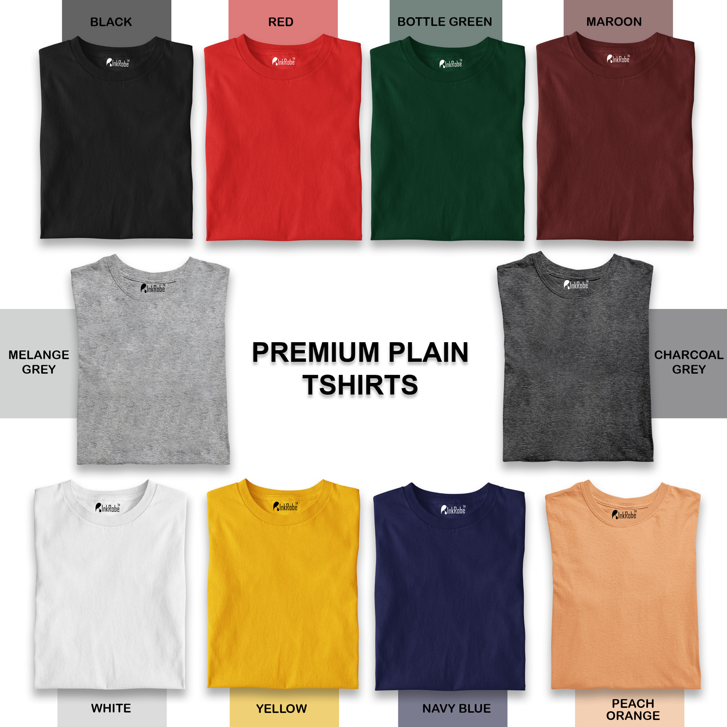 Premium Plain Tshirts Combo