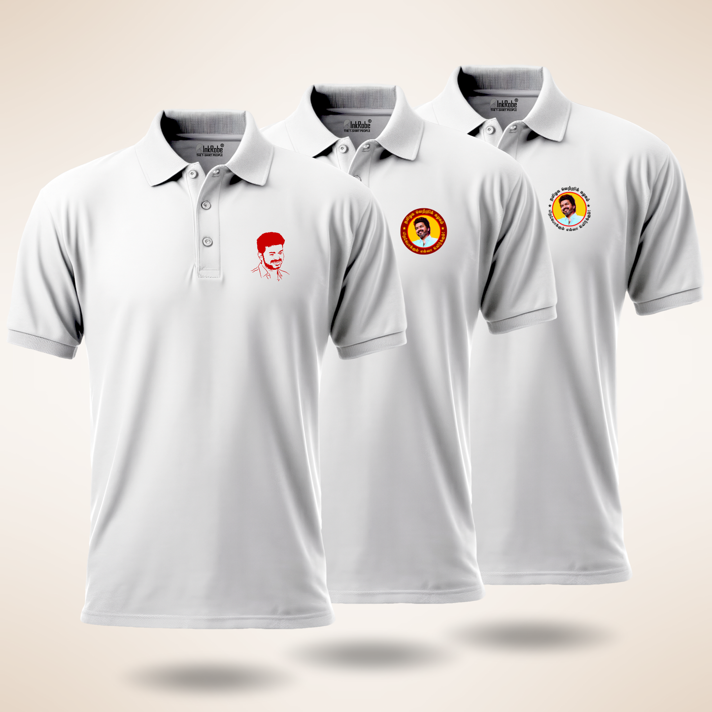 PREMIUM TVK COMBO PACK OF 3 T-SHIRTS