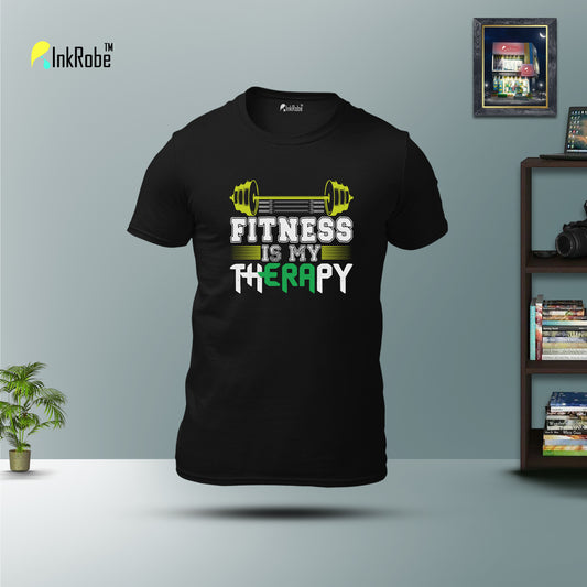 Fitness Is My Therapy - Gym Tshirt