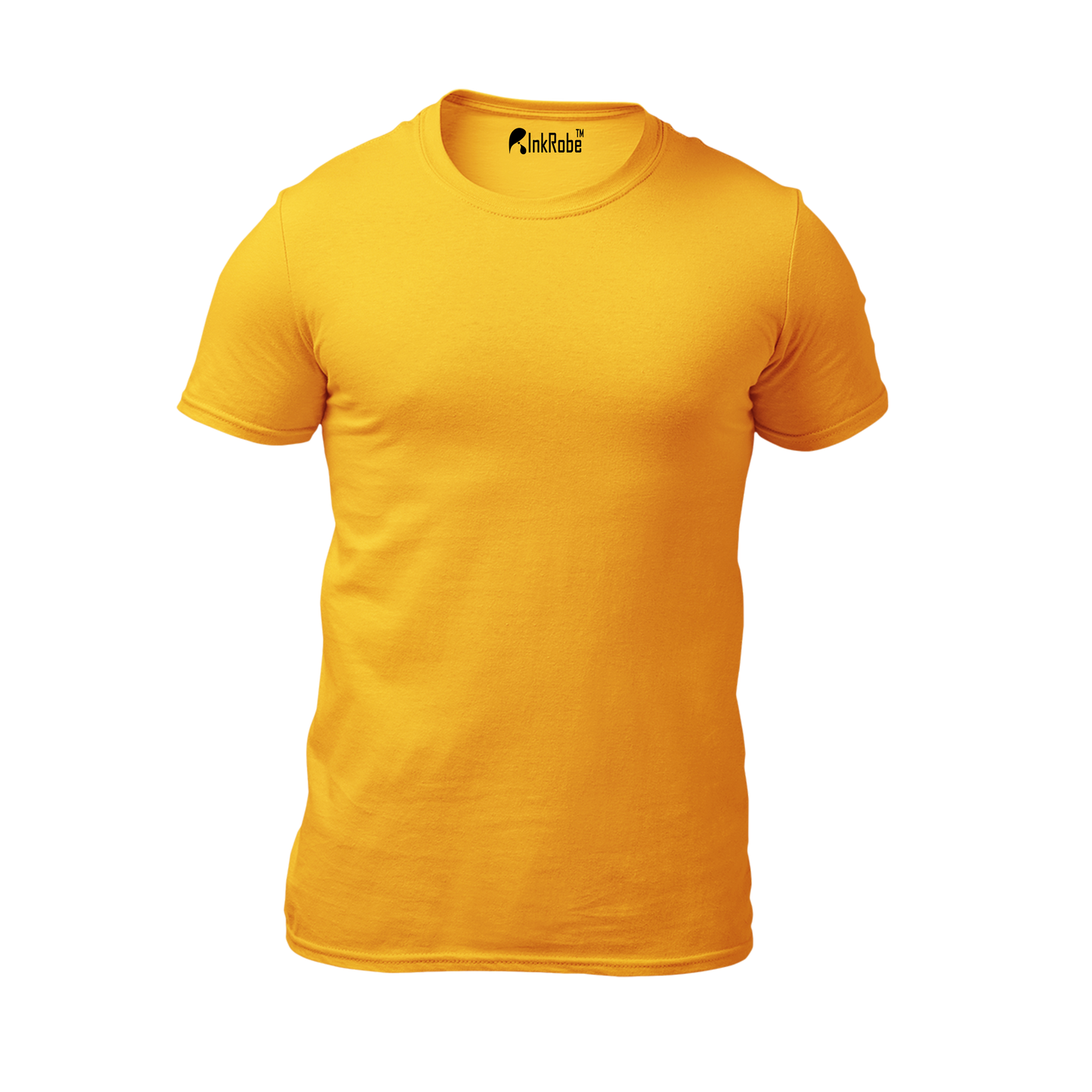 Classy Yellow Ghosted Plain Tshirt