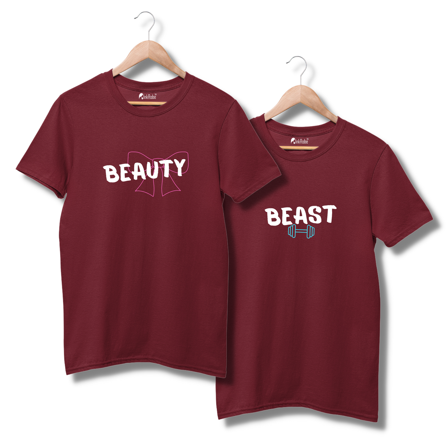 Beauty Beast Couple Tshirt